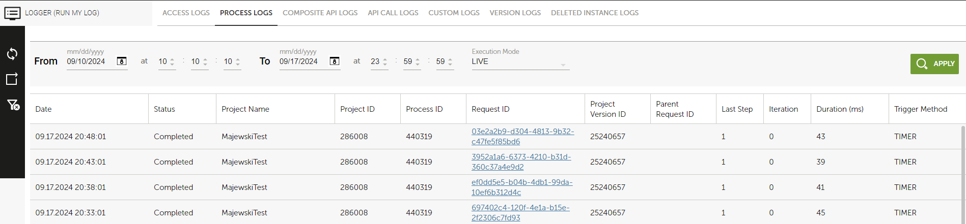 ProcessLog