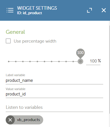 List variable based