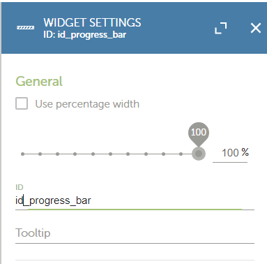 Spinner widget